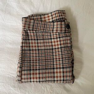 🍂 SOLD 🍂 Free People • Carnaby Plaid Stretch High Waisted Crop Pant